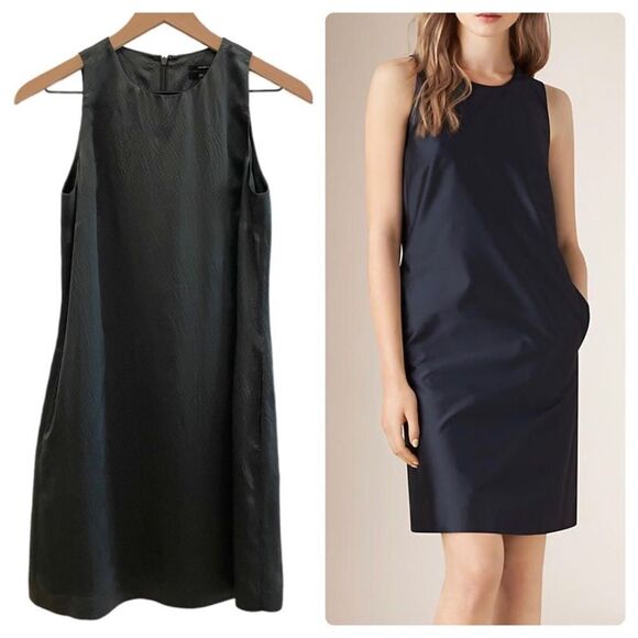 Jacob Dresses & Skirts - Gray 100% Silk Sleeveless Shift Dress Size 4